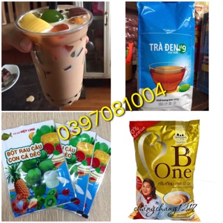 Set làm trà sữa truyền thống , thái xanh- Nguyên liệu tự làm trà sữa