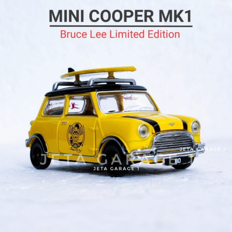 Mô Hình Xe Đồ Chơi Mini Cooper Mk1 Bruce Lee Edition 64