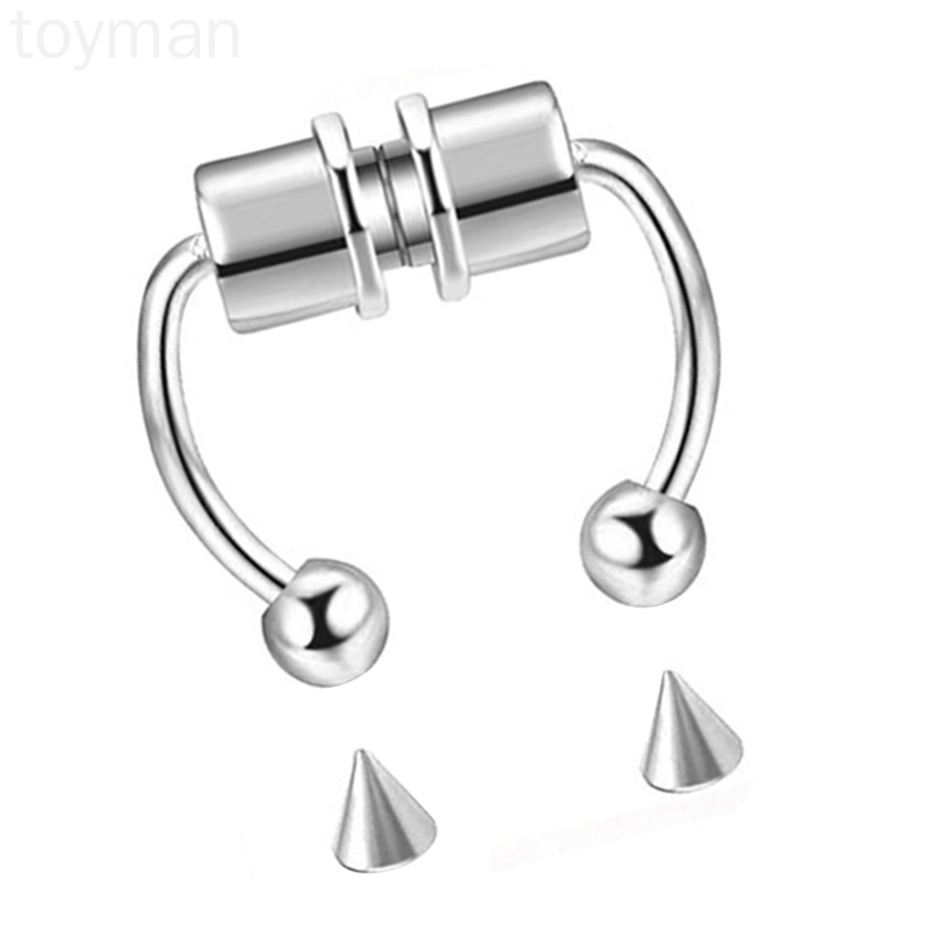 Khuyên Mũi Hình Móng Ngựa Bằng Thép Không Gỉ