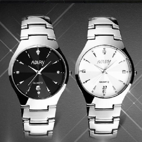Đồng hồ nữ nam Nary dây thép chống nước SP256 | BigBuy360 - bigbuy360.vn
