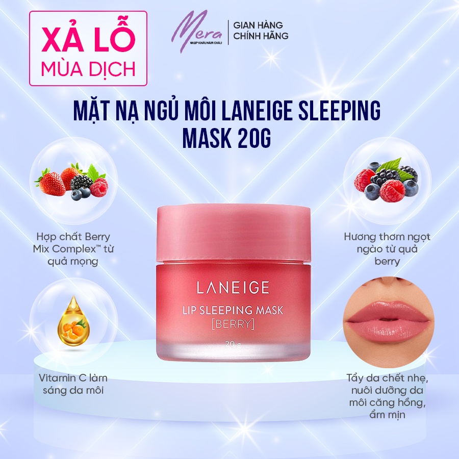 Mặt nạ ngủ cho môi Laneige Lip Sleeping Mask 20g