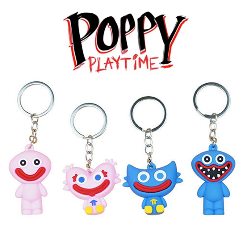 Playtime Huggy Wuggy Poppy Action Toy Figure Evil Keychain Poppy Sausage Monster kid gift