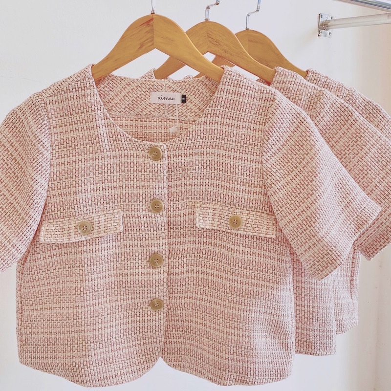 RITA TOP - Áo bố cổ tròn - AIMEE