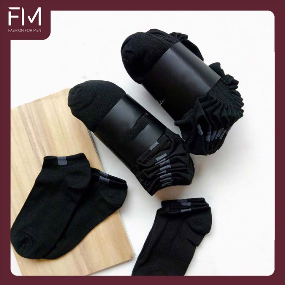 Tất nam trơn cổ ngắn, vớ công sở thấm hút mồ hôi - FORMEN SHOP - FMCA042