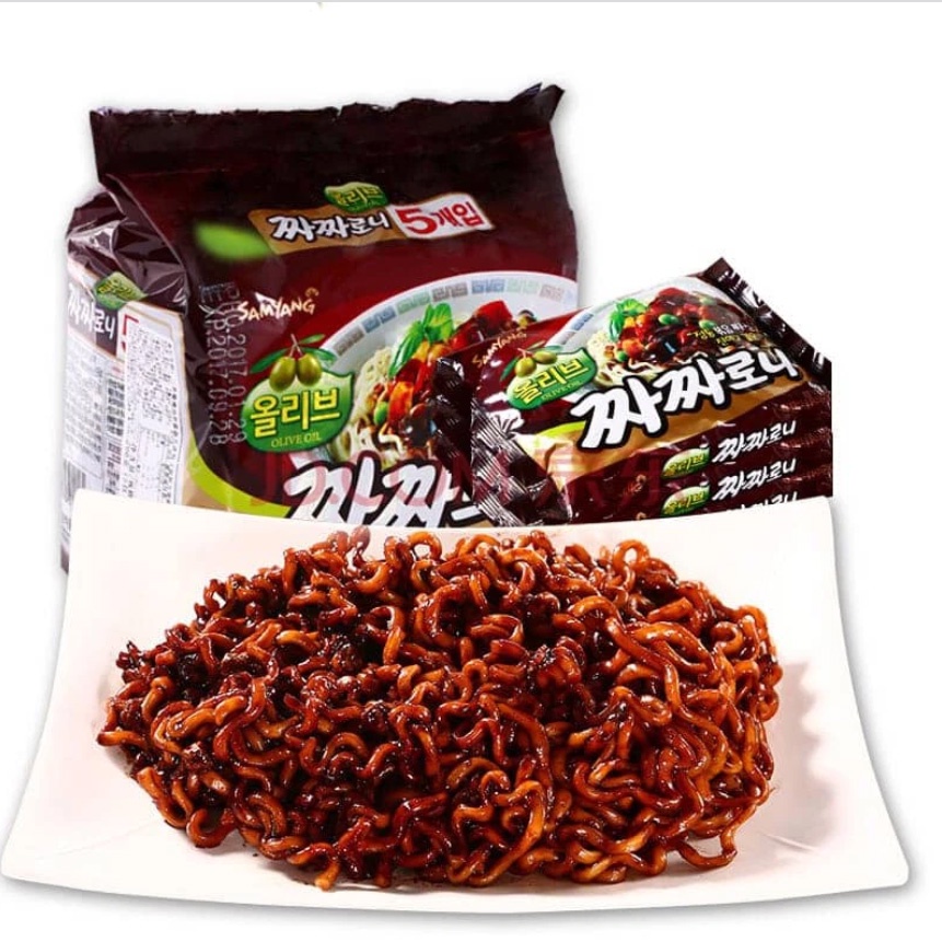 Mì cay Samyang vị tương đen trộn khô Hàn Quốc gói 140gr