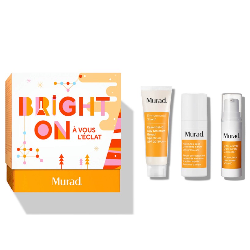 [Hàng mới về - Bill USA] Set Murad vàng mờ thâm n_á_m giúp sáng da - Murad Bright On