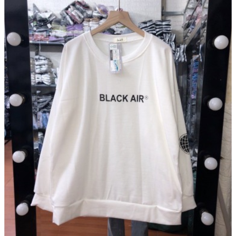 [ Có ảnh thật] Áo sweater unisex Black air nỉ bông cotton dưới 65kg siêu xinh | BigBuy360 - bigbuy360.vn