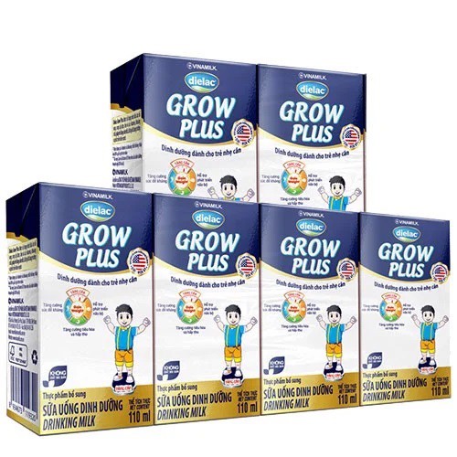 SỮA BỘT PHA SẴN DIELAC GROW PLUS (XANH) - HỘP X 110ML