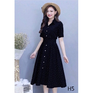 [Mẫu Siêu Đẹp] Đầm Thun Nhập Thanh Lịch Đủ Size Giá Sập Sàn - H5