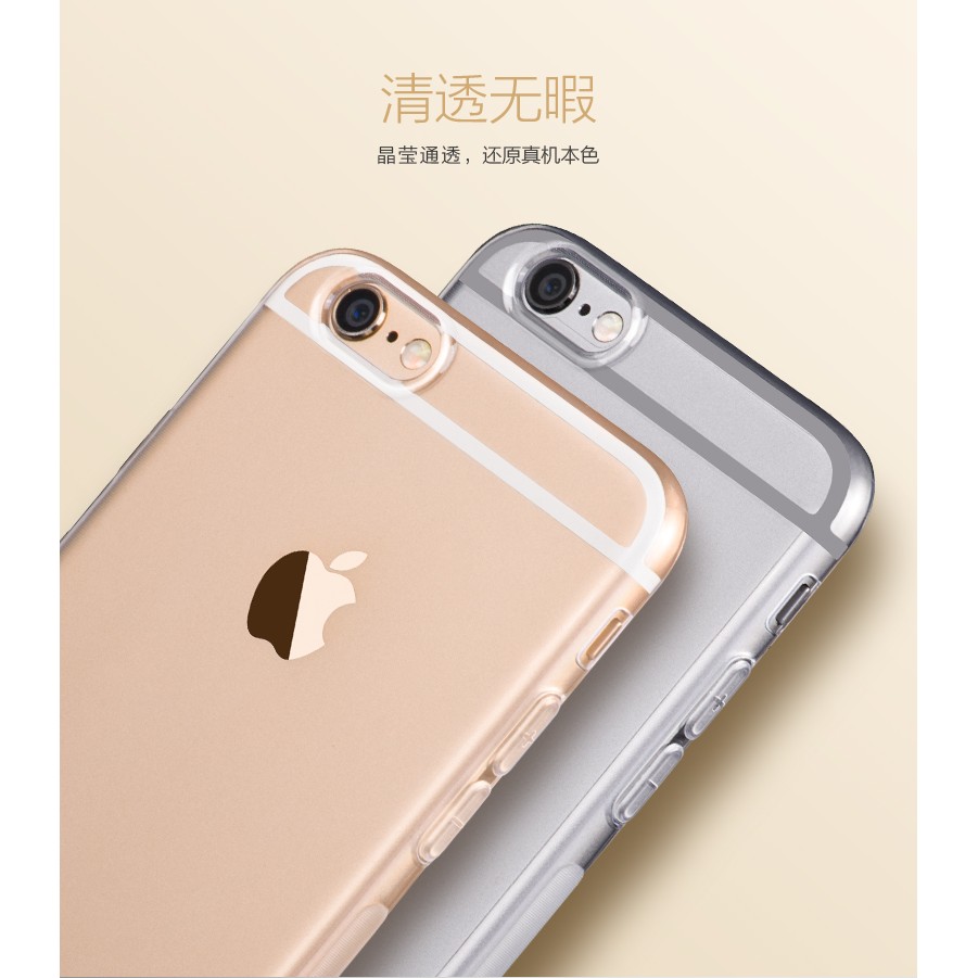 Ốp Iphone Dẻo Trong Suốt Oucase Chống Trơn Trượt | BigBuy360 - bigbuy360.vn