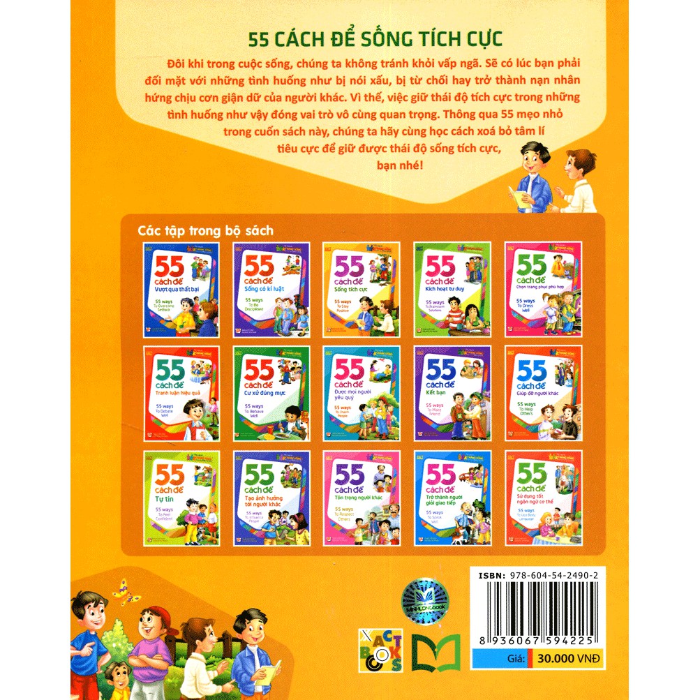 Sách: 55 Cách Để Sống Tích Cực