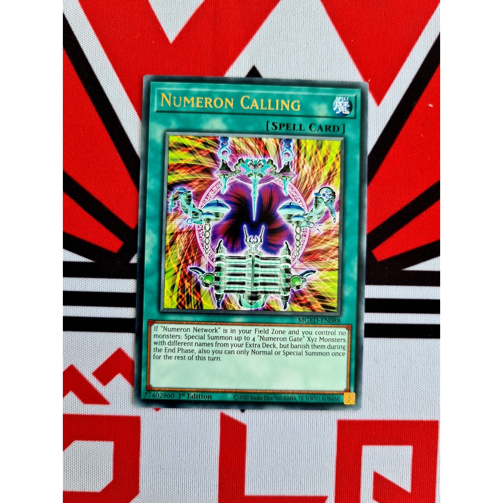 [ Đỗ Lạc Shop ] Thẻ Bài Yugioh Spell Numeron Calling - MGED-EN088 - Rare