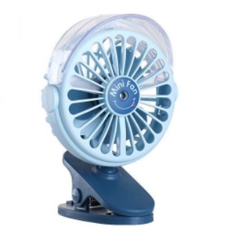 Quạt tích điện, không phun sương kẹp bàn có đèn led, xe đẩy cầm tay 3 tốc độ gió, sạc USB, xoay 180 độ, MINI 6688