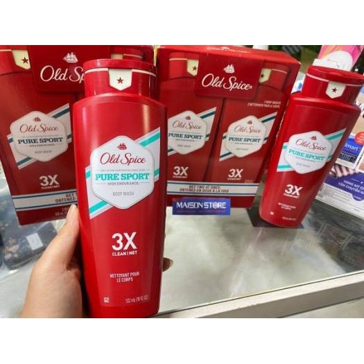 Sữa tắm nam OLD SPICE Mỹ Fresh High Endurance Body Wash 532ml -Dạng Gel