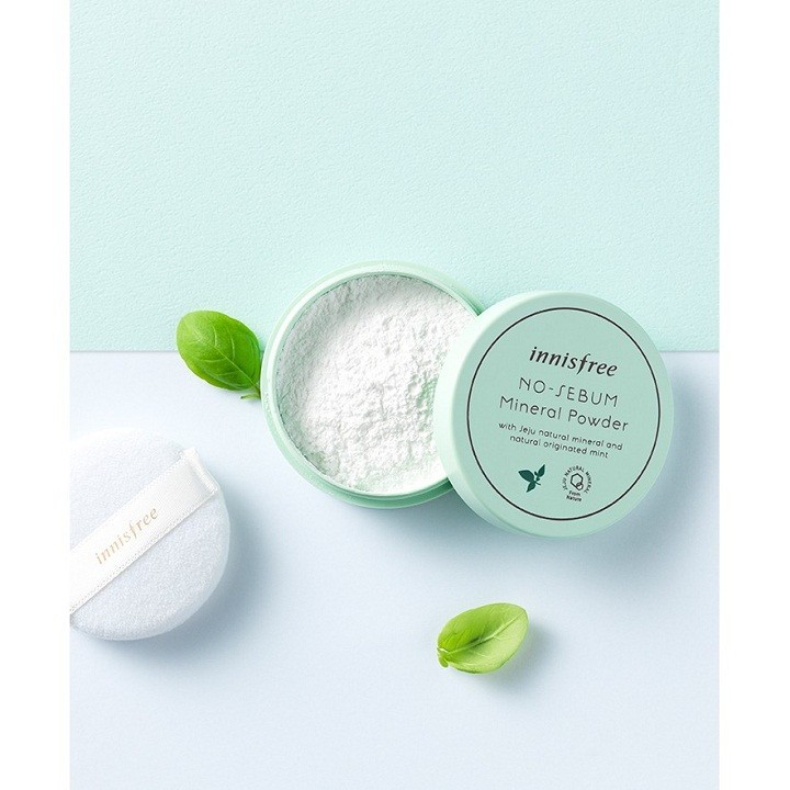 Phấn phủ dạng bột kiềm dầu Innisfree No Sebum Mineral Powder 5g