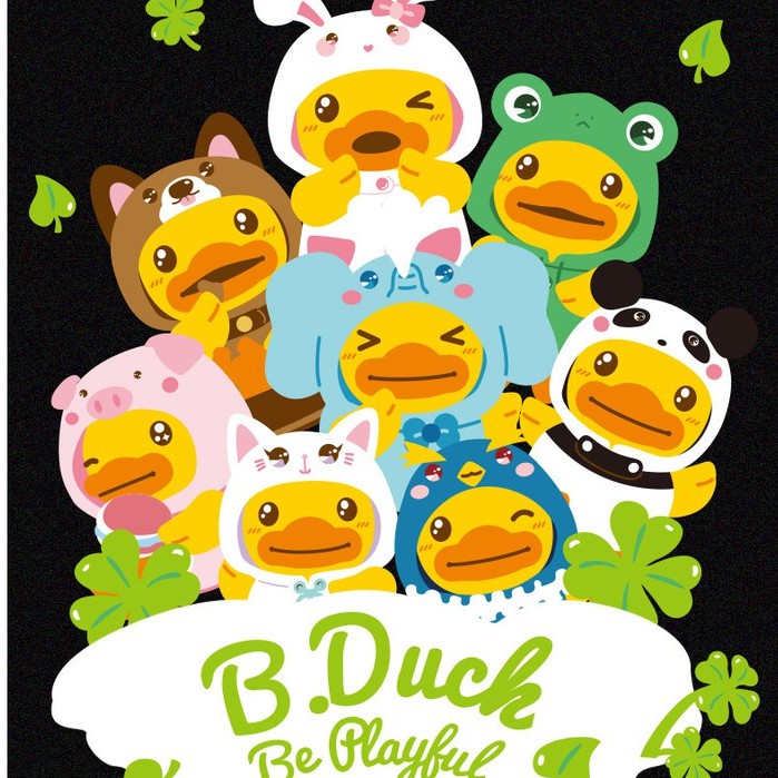 Móc Chìa Khóa Vịt Sáng Tạo Chính Hãng B.DUCK,Móc Khóa Ôtô Sưu Tầm