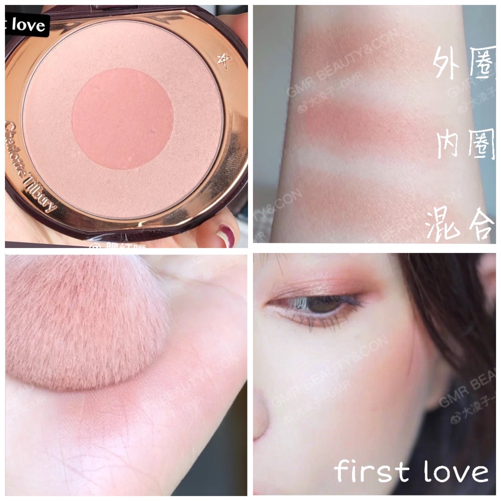 Charlotte Tilbury - Phấn Má Hồng Charlotte Tilbury Cheek To Chic Pilllow Talk/First Love Fulsize