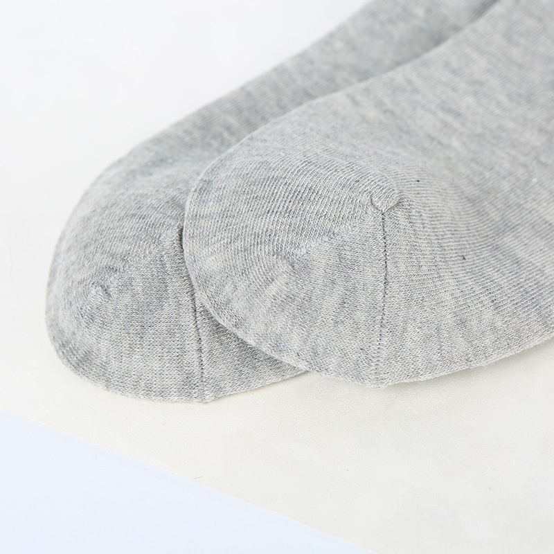 Vớ thuyền nông vô hình khử mùi chống trượt màu đen và trắng xám cho nam và nữ