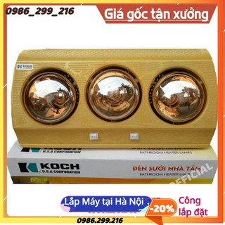 Đèn Sưởi Nhà Tắm 3 Bóng ♥️ Giá Sốc♥️ Đèn Sưởi Nhà Tắm Koch