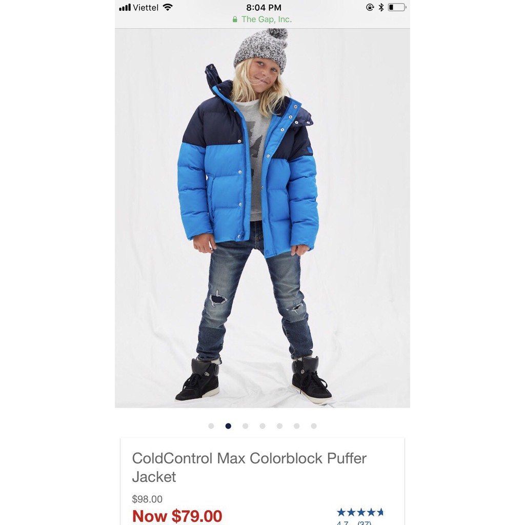 * Mã 7252: Áo phao #Gap