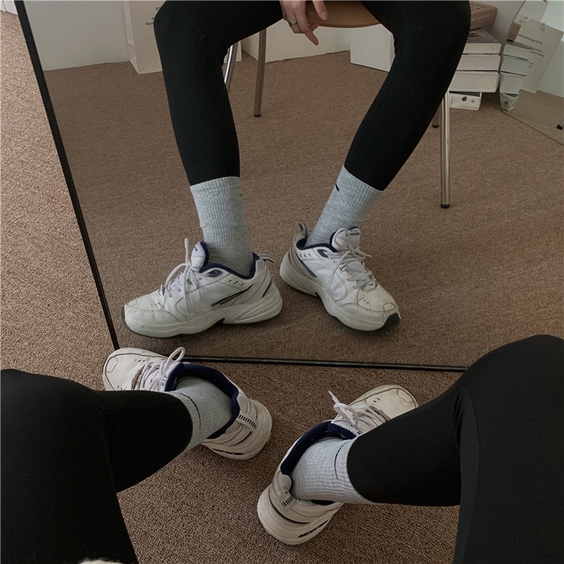 Xiaozhainv Quần legging tập yoga màu đen lưng cao ôm dáng thời trang dành cho nữ | BigBuy360 - bigbuy360.vn