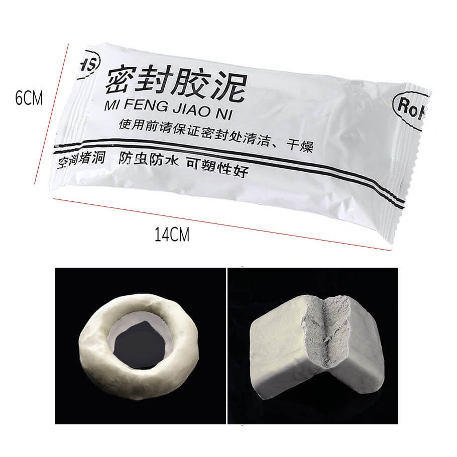 Keo Đất Sét Bịt Lỗ Tường, Vết Nứt, Xi Măng Dẻo Dán Ống Nối Máy Lạnh, Ống Nước Chống Thấm Nước, Chống Côn Trùng