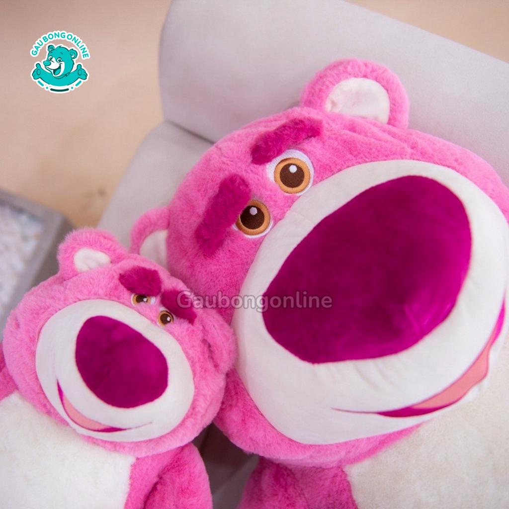Gấu Bông Lotso Cầm Quả Dâu Tây, Gấu Dâu Dễ Thương Nhiều Size, Gấu Bông Online Cao Cấp