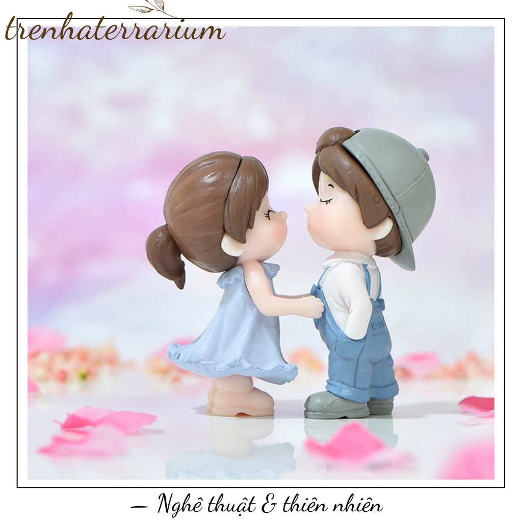 Tiểu cảnh cặp đôi khiêu vũ trang trí DIY, terrarium