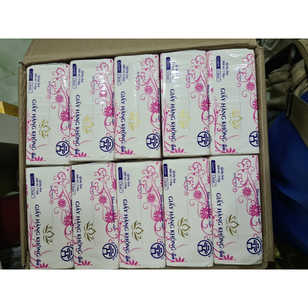 Khăn Giấy Lụa  300 Tờ 3 Lớp  hợp vệ sinh, không bụi giấy