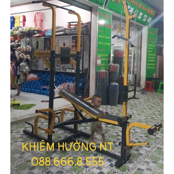 Ghế Tập Tạ Đa Năng khung Thép Dày Giá Rẻ