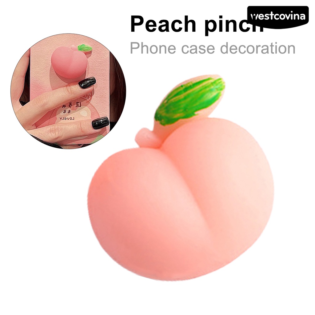 Mới Ốp Điện Thoại Hình Quả Đào Xinh Xắn Cho Nữ