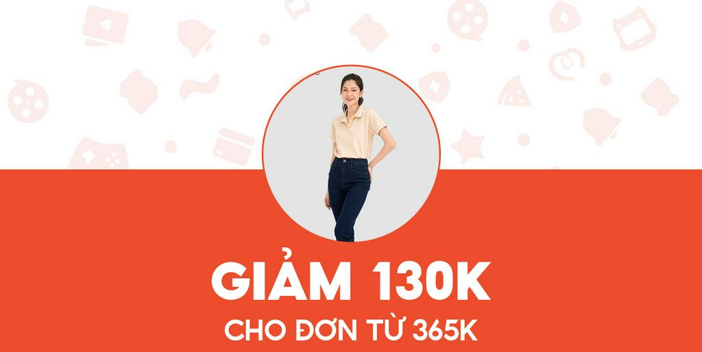 - Gumac - Giảm 130K cho Áo polo bo phối bo sọc ATC08032