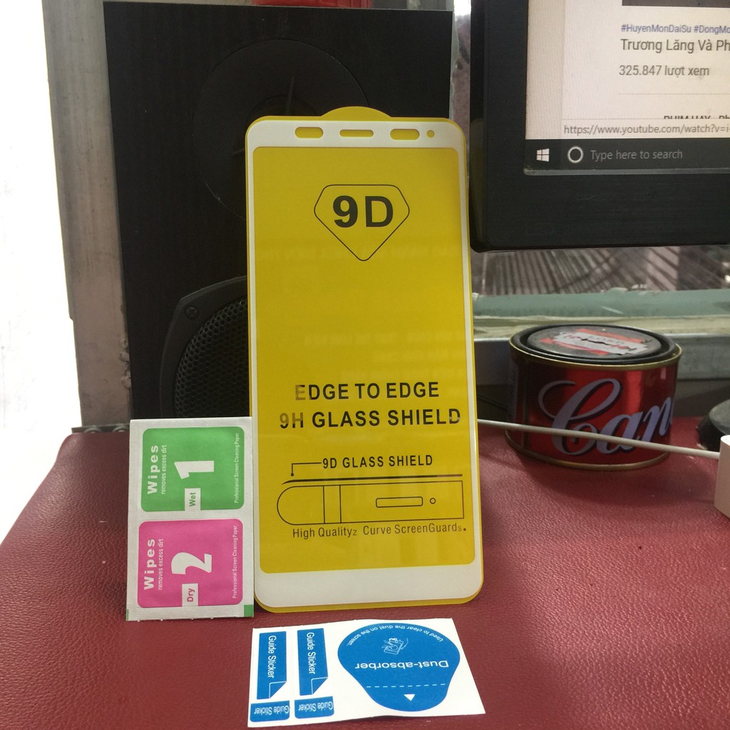 [Giá Rẻ Vô Địch] Xiaomi Redmi Note 5 Pro - Kính Cường Lực 9D Full Màn Hình[Ảnh thật]