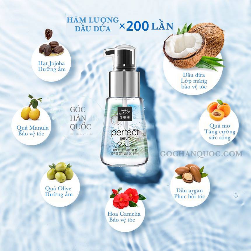 [ HÀNG CÓ SẴN CHÍNH HÃNG MẪU MỚI 80ML ] Tinh Dầu Dừa Dưỡng Tóc Mise En Scene Perfect Repair Hair Serum | BigBuy360 - bigbuy360.vn
