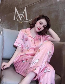 {ẢNH THẬT} Bộ lụa gấm mang nhà cực xinh