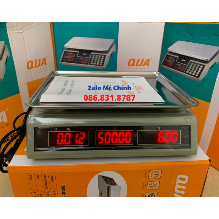 [ HÀNG ĐÀI LOAN ] CÂN ĐIỆN TỬ TÍNH TIỀN 30Kg/5gam QUA910💥💥💥BH 2 NĂM  [ HÀNG LOẠI 1 ]