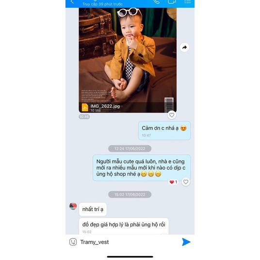 Áo vest cho bé trai