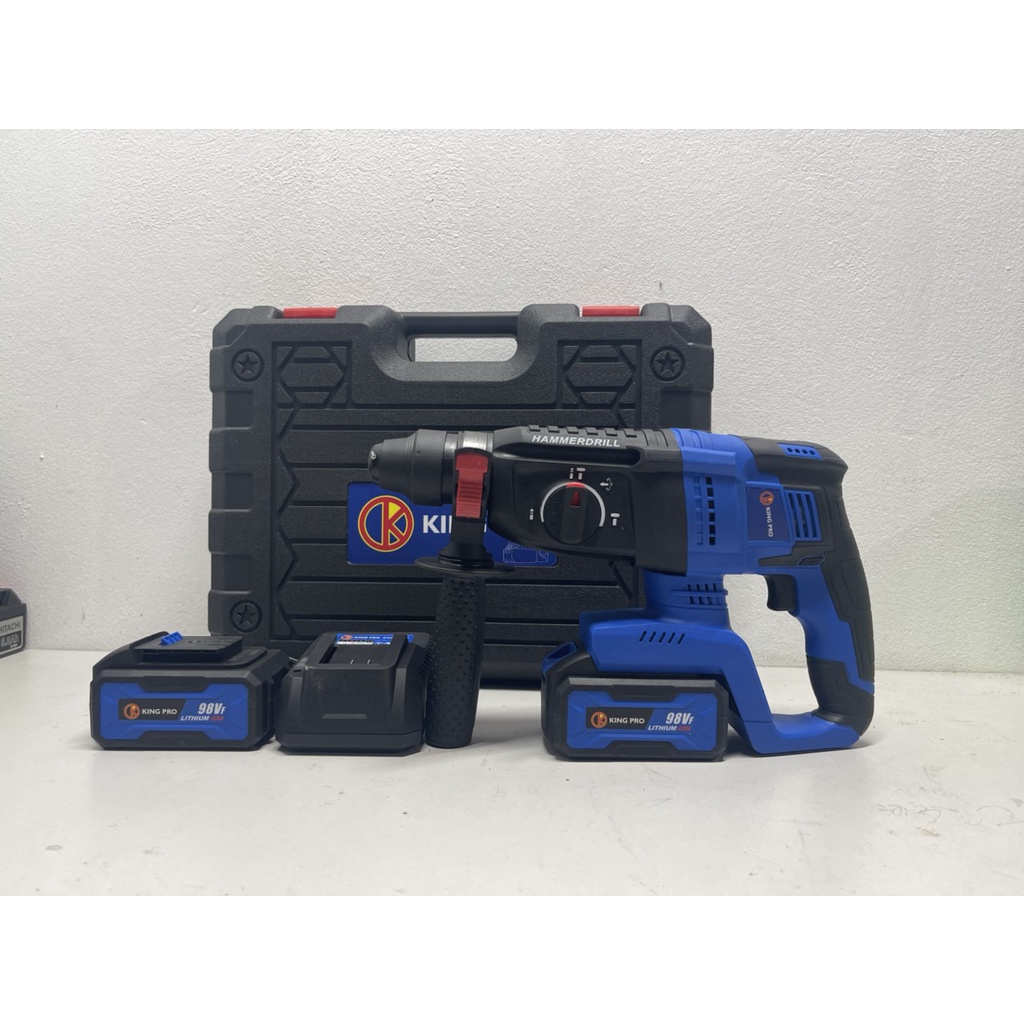 Máy khoan bê tông ba chức năng dùng pin KINGPRO hàng chính hãng