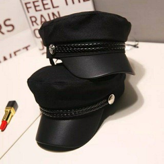 Mũ Đen Beret Thủy Thủ Hàn Quốc Military Cực Cool