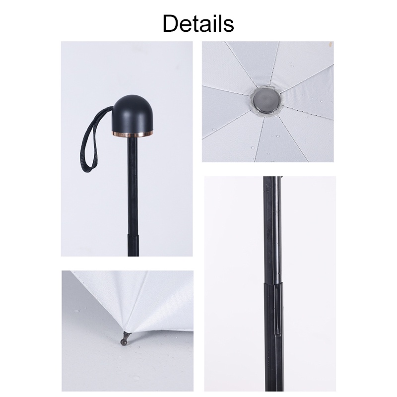 Dù Gấp Chống Mưa Nắng Bằng vinyl Họa Tiết Hoạt Hình Dễ Thương Chống Tia UV Cho Nam Và Nữ