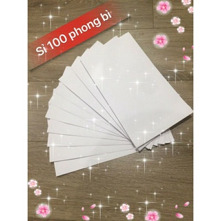 set 100 phong bì trắng mừng đám cưới sinh nhật sáng tạo viết vẽ