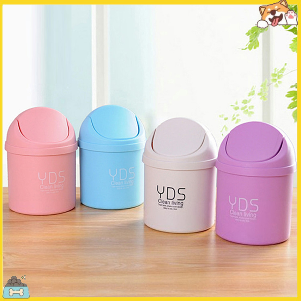 Thùng rác mini để bàn kiểu dáng sáng tạo cho phòng khách/ bàn làm việc