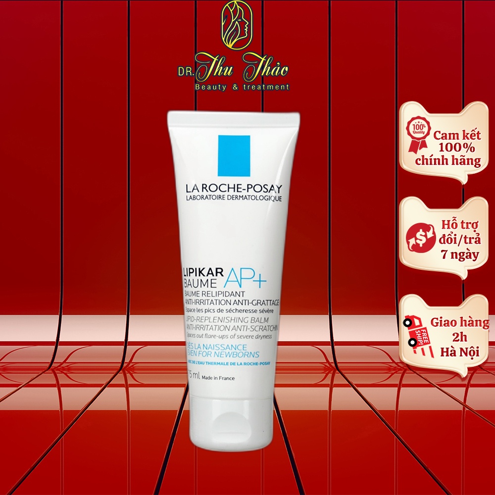 Kem dưỡng da La roche posay Lipikar Baume AP+ Lipid - Replenishing Balm làm dịu da, giảm kích ứng, mẩn đỏ