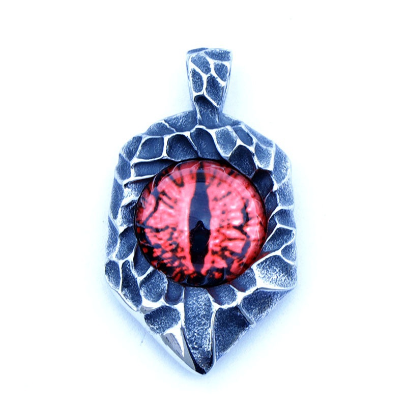 Vòng Cổ Gắn Hình Mắt Quỷ Phong Cách retro Thời Trang Cho Nam