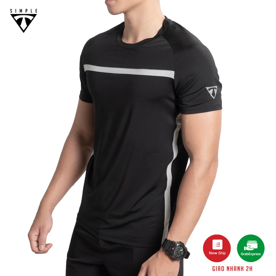 Áo Thể Thao Nam TSIMPLE cổ tròn tay ngắn tập gym vải thun lạnh thoáng mát co giãn chuẩn form AHR | BigBuy360 - bigbuy360.vn