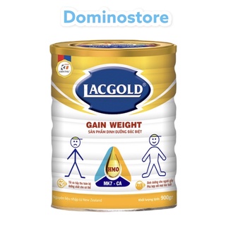 Sữa bột LACGOLD WEIGHT GAIN 900g giúp trẻ hấp thụ dinh dưỡng