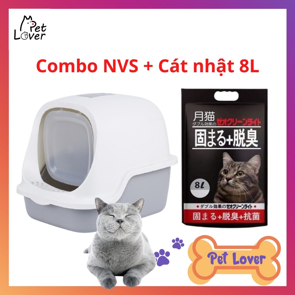 [FREESHIP] Nhà vệ sinh cho mèo, nhà vệ sinh mèo, nhựa cứng cáp, thông khí, khử mùi ⚡ tặng kèm xẻng cực xịn xò ạ ⚡ :))