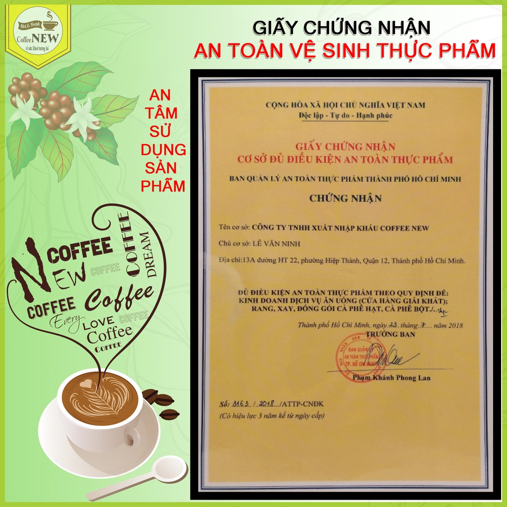 500gr Cafe ESPRESSO Nguyên Chất Dạng Hạt Máy - Hương thơm thanh thoát - Thể chất nhẹ-vị đậm nhất, đắng nhất - Coffee New | BigBuy360 - bigbuy360.vn