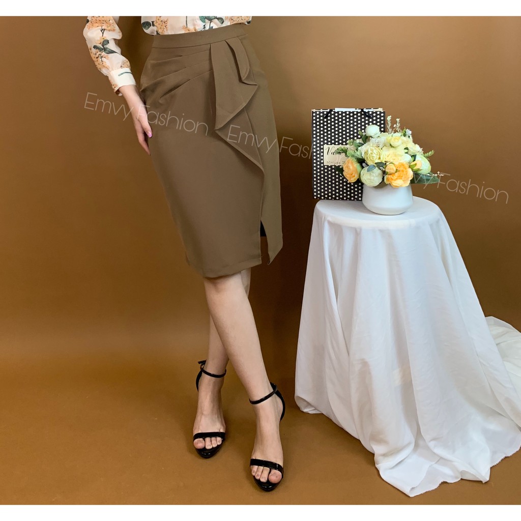 Chân Váy Thiết Kế Tuyết Mưa Xẻ Đùi EMVY - CV5 | BigBuy360 - bigbuy360.vn