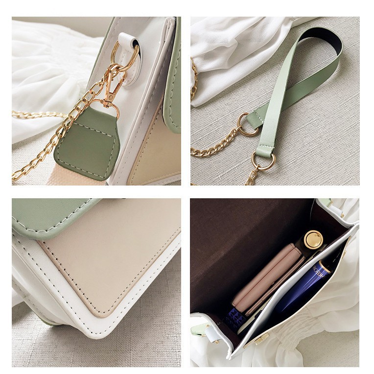 [Mã FAMAYWA2 giảm 10k đơn từ 50k] TÚI ĐEO CHÉO NỮ DA TRƠN MỀM PHỐI MÀU ĐẸP THỜI TRANG | BigBuy360 - bigbuy360.vn